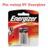 Pin vuông 9V Energizer